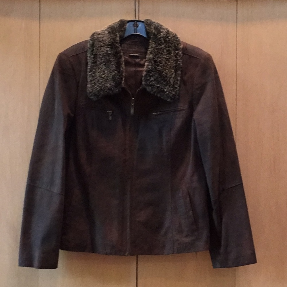 Tribal brand leather jacket